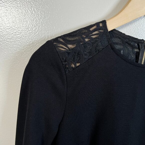 Ted Baker Mayaa Lace Sheath Dress Size 2 US 6 Black Cocktail Event Party Holiday - Picture 5 of 10